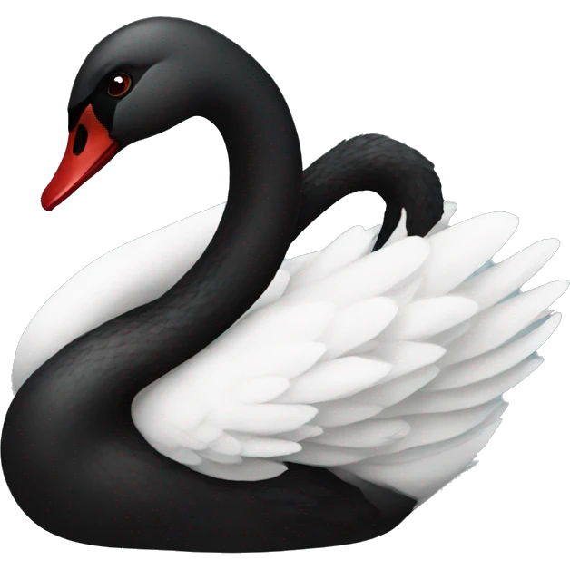 Black swan emoji
