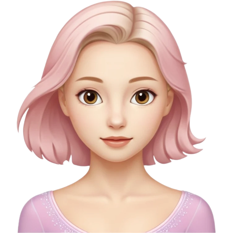 Cinematic Realistic Anna Shcherbakova figure skating Portrait, depicted with lifelike skin texture, subtle rosy undertones, and soft natural lighting that enhances the gentle contours of her face. emoji