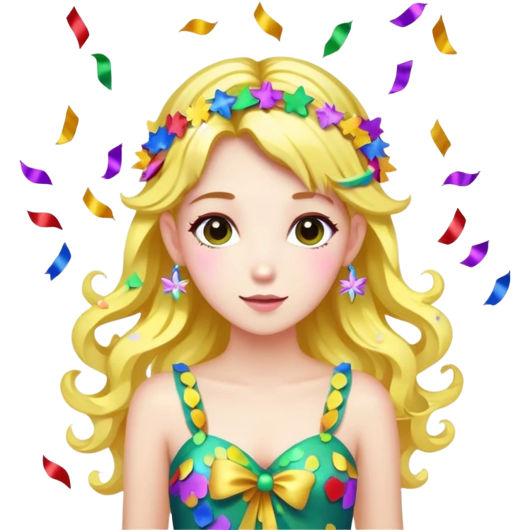 Confetti fairy emoji