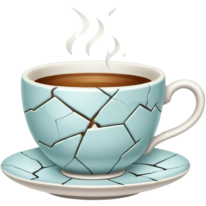broken tea cup emoji