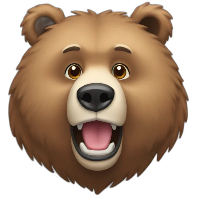 Grizzy the bear emoji