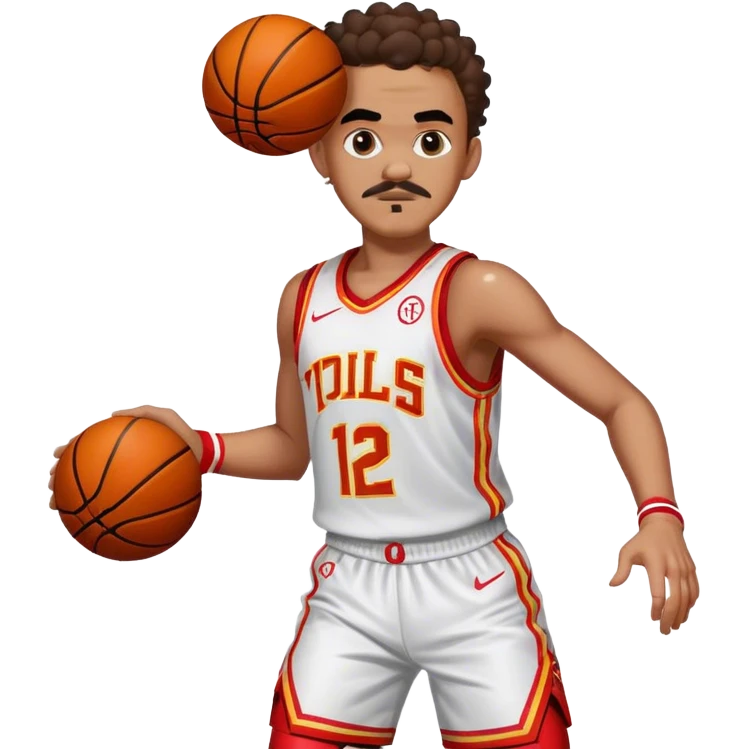 Trea young shooting a basketball  emoji