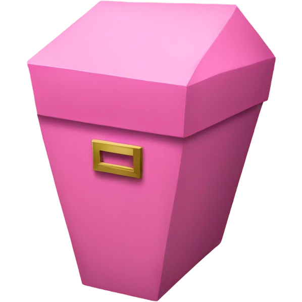 Pink coffin  emoji