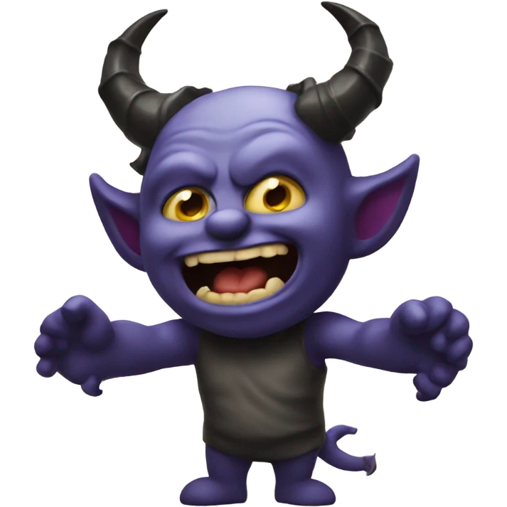 Demon celebrating  emoji