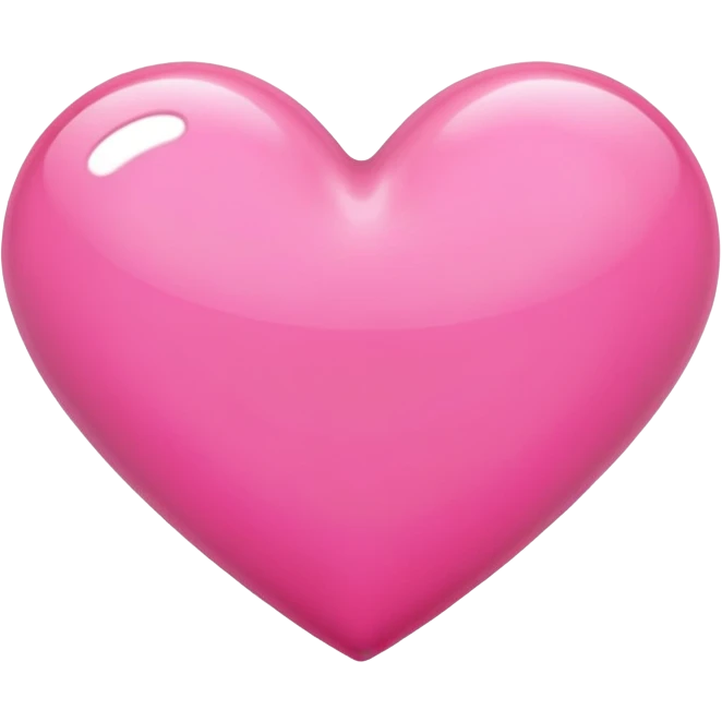 Pink heart emoji