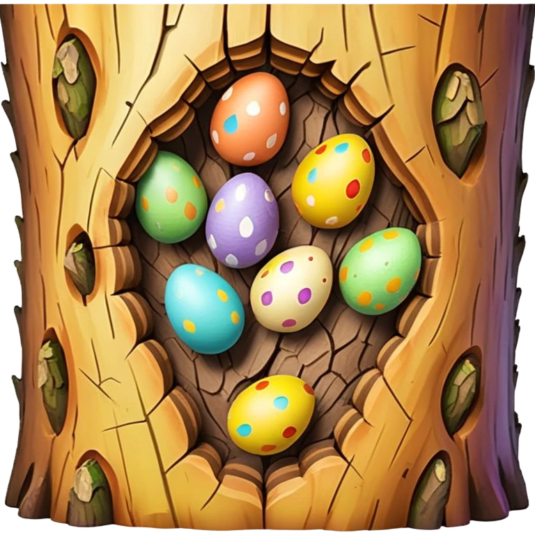 Colores Easter eggs in a mapple emoji