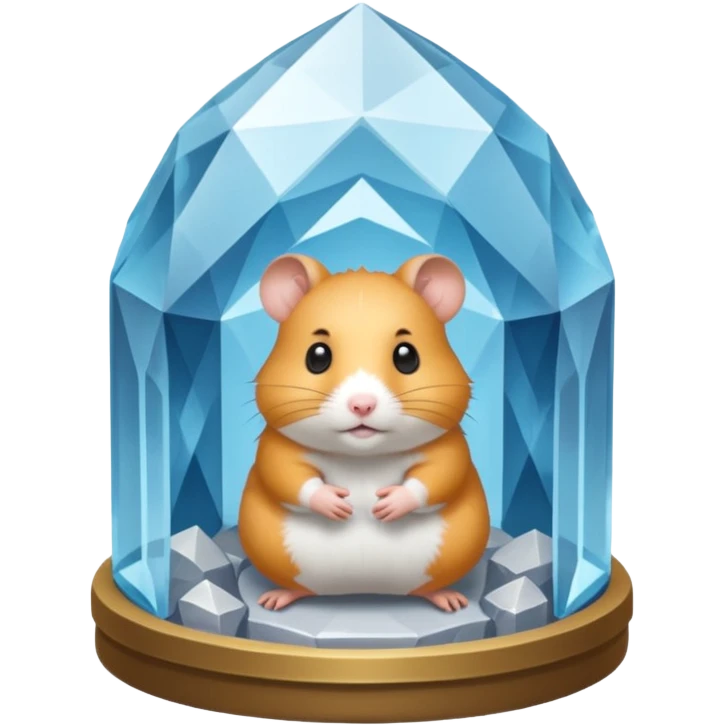 hamster in crystal castle emoji
