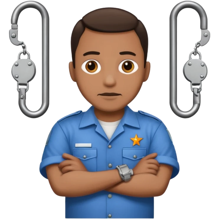 men prisoner emoji
 emoji