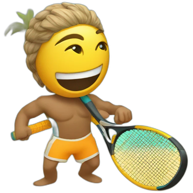 beach tennis emoji