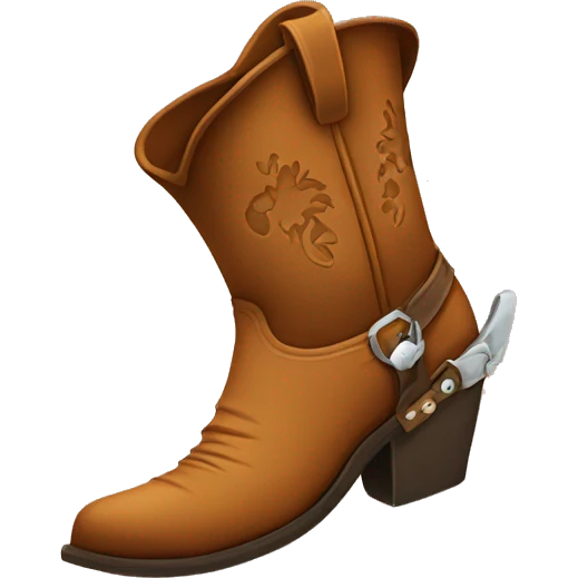 Cowgirl boot  emoji