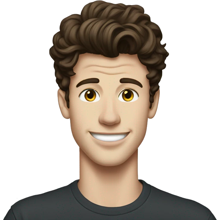 shawn mendes with t shirt  emoji