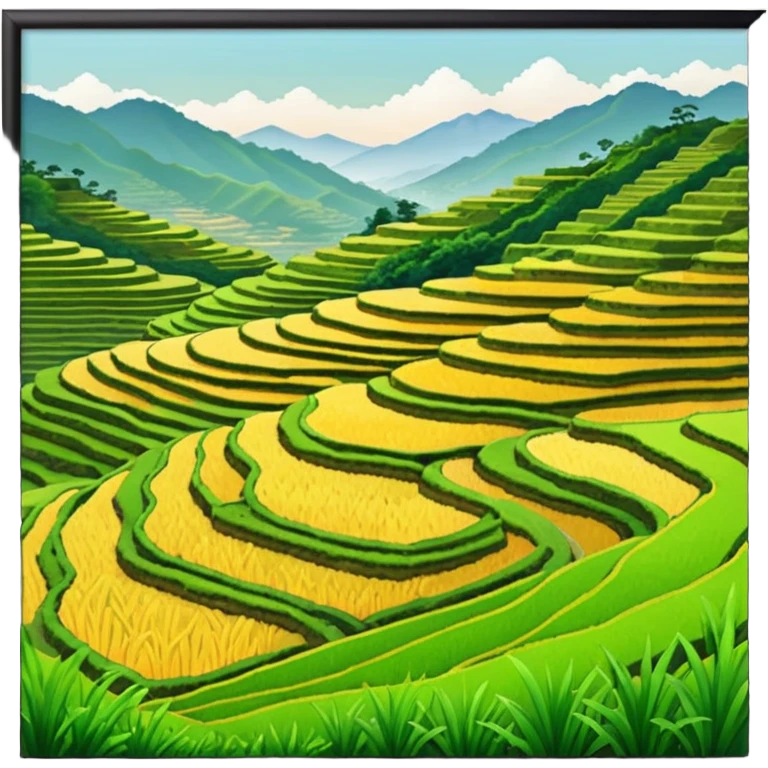 rice terrases emoji