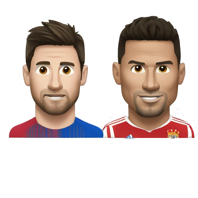 Messi vs Ronaldo  emoji