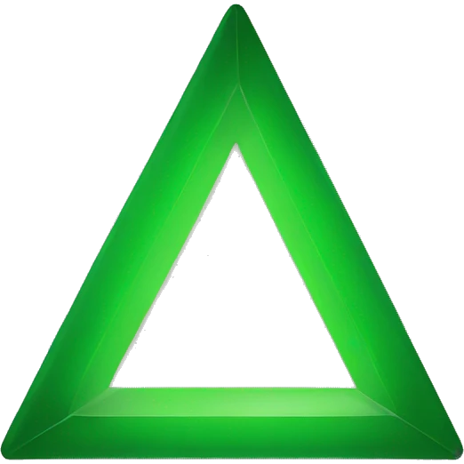 Green triangle emoji