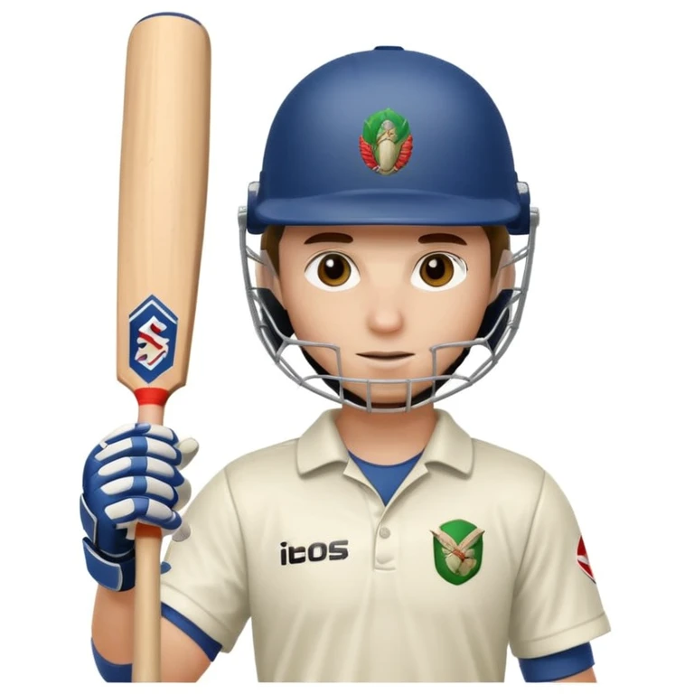 Test batsman emoji