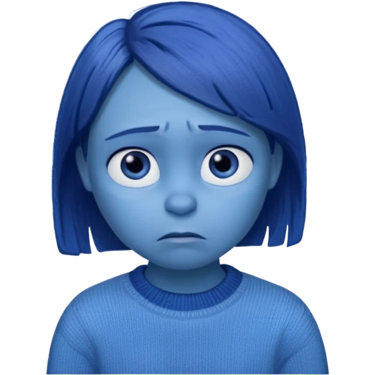 SADDNESS FROM MOVIE INSIDE OUT emoji