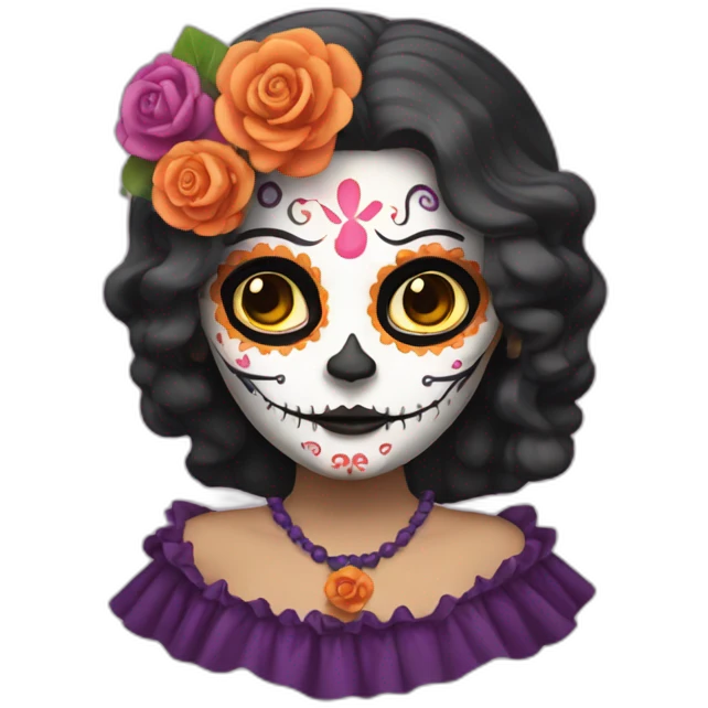 Catrina animada emoji