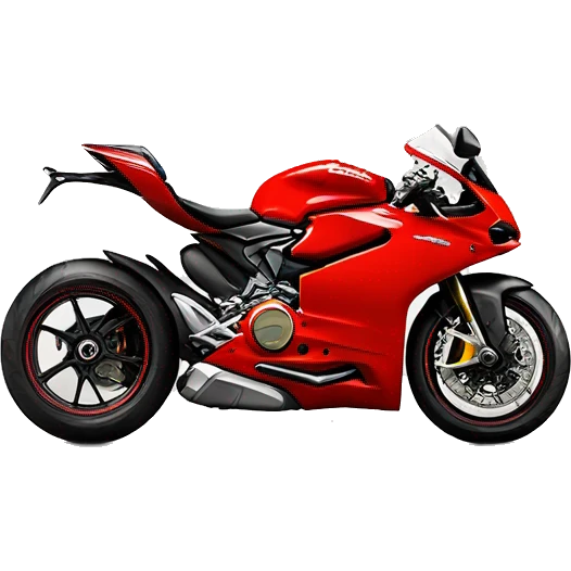 Red Ducati panigali  emoji