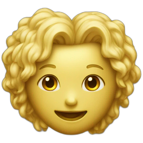 golden heart emoji