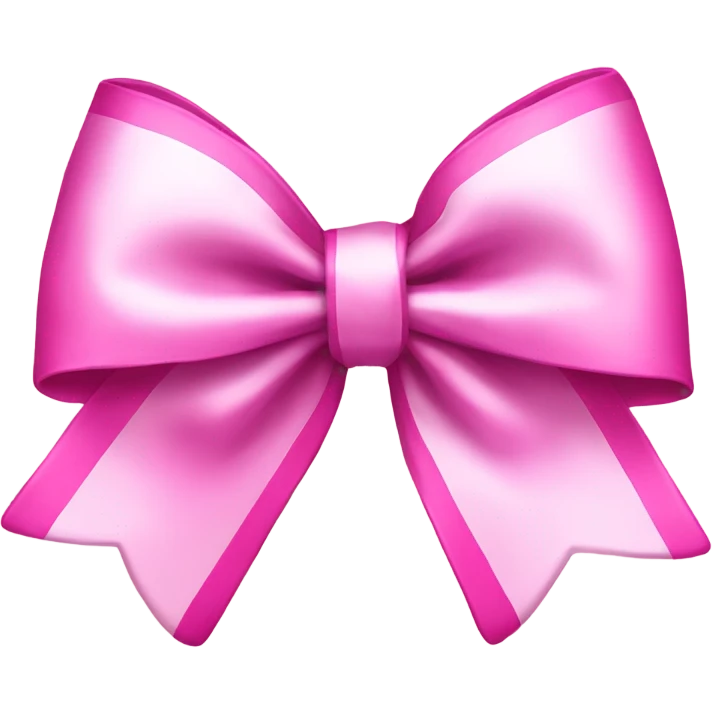 pink cheer bow emoji