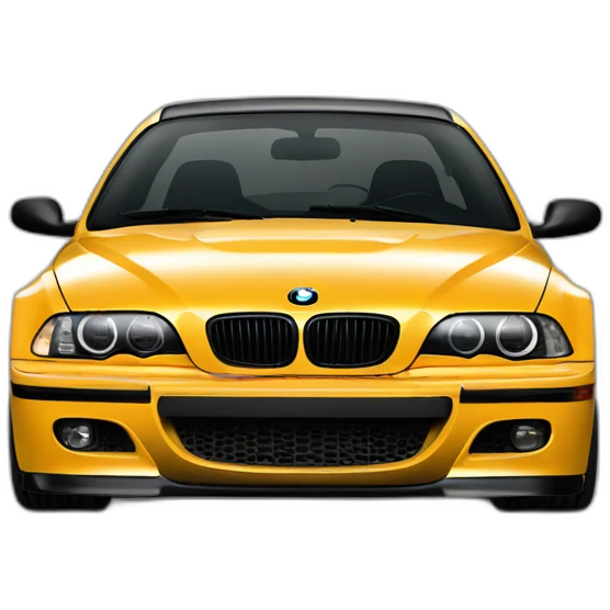 Fait moi une BMW e46 en couleur noir emoji