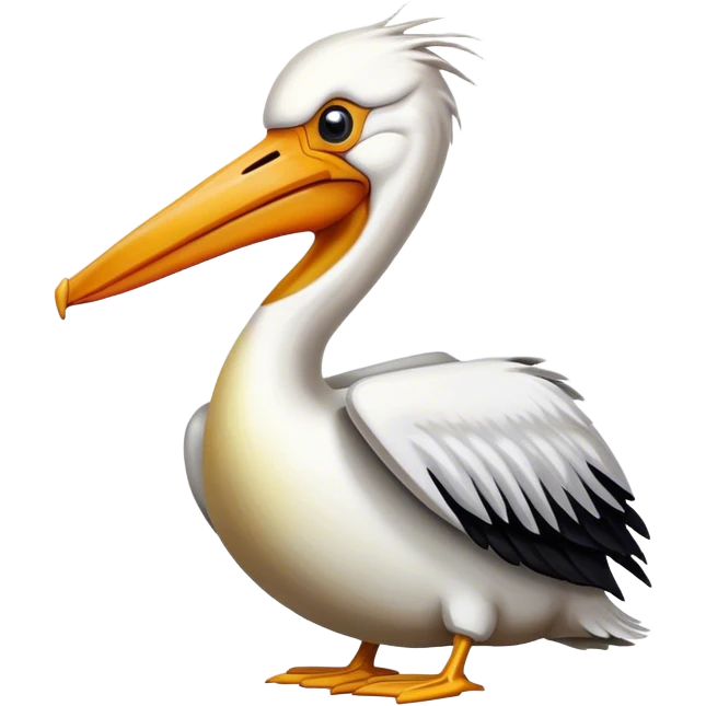 Evil pelican emoji