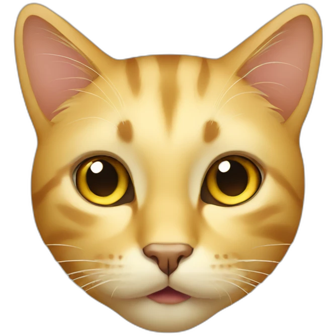 cat golden gradient emoji