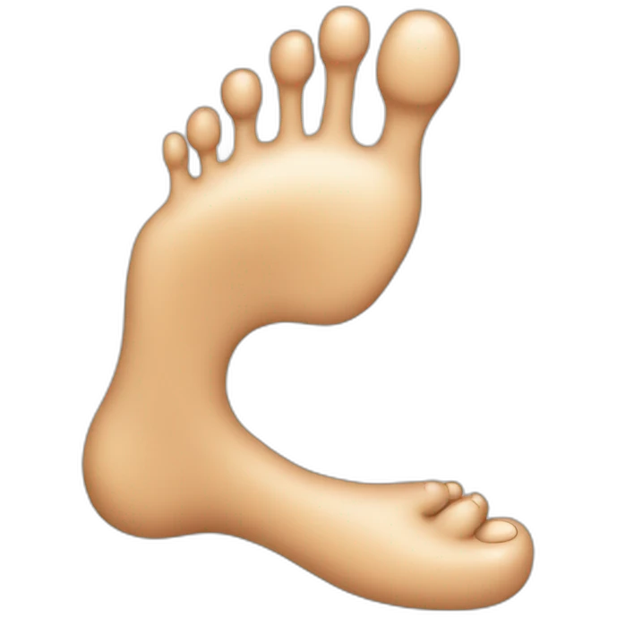 Foot emoji