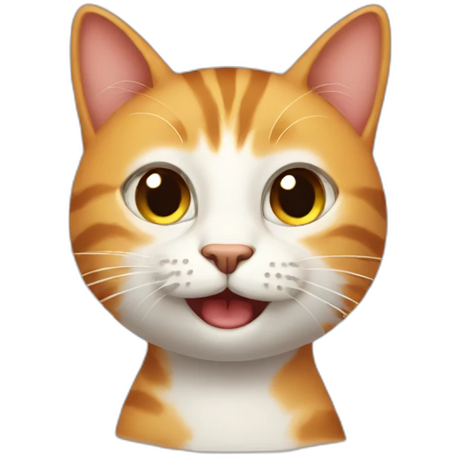 silly little cat emoji