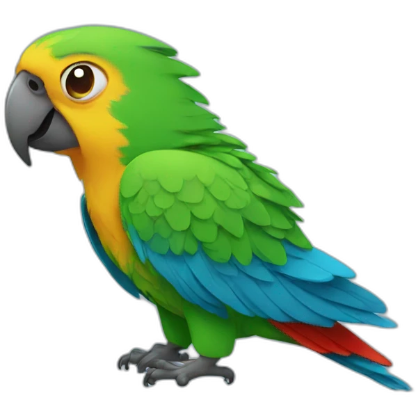 parrot crying emoji