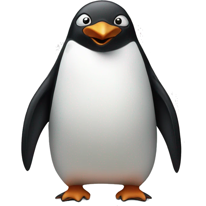Penguin with rage emoji