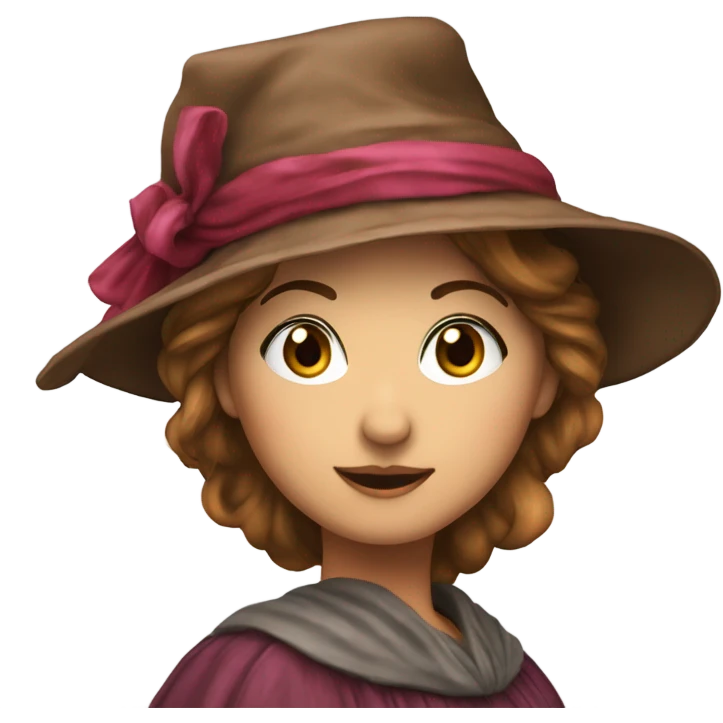 annalisa con cappello da befana emoji