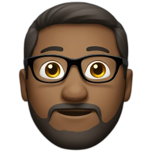 white-male-brown-hair-black-round-glasses emoji