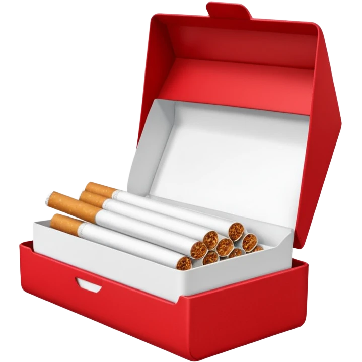 Cigarettes in a red Sonoma pack  emoji