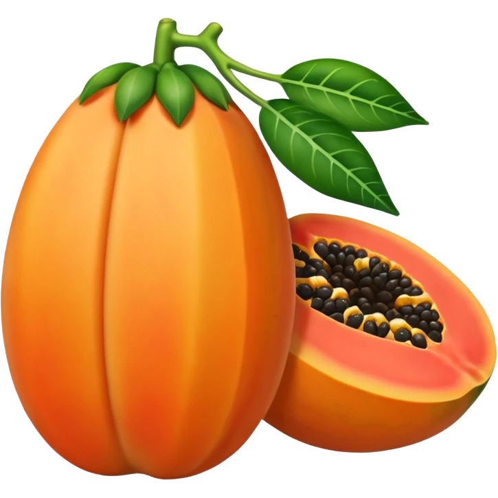 Papaya emoji