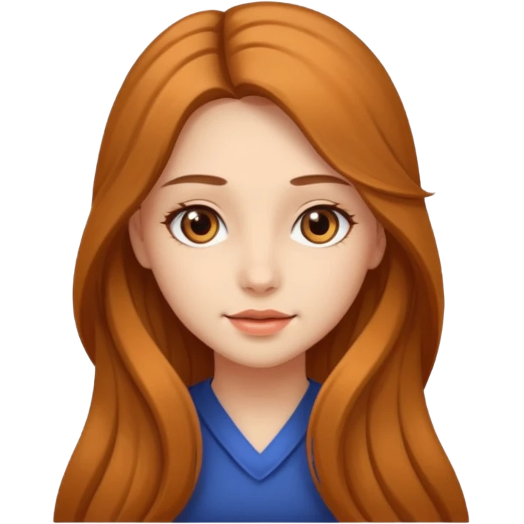 красива дівчина з карими очима emoji