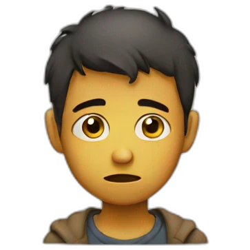 Sad boy emoji