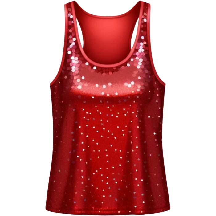 red glitter tank emoji
