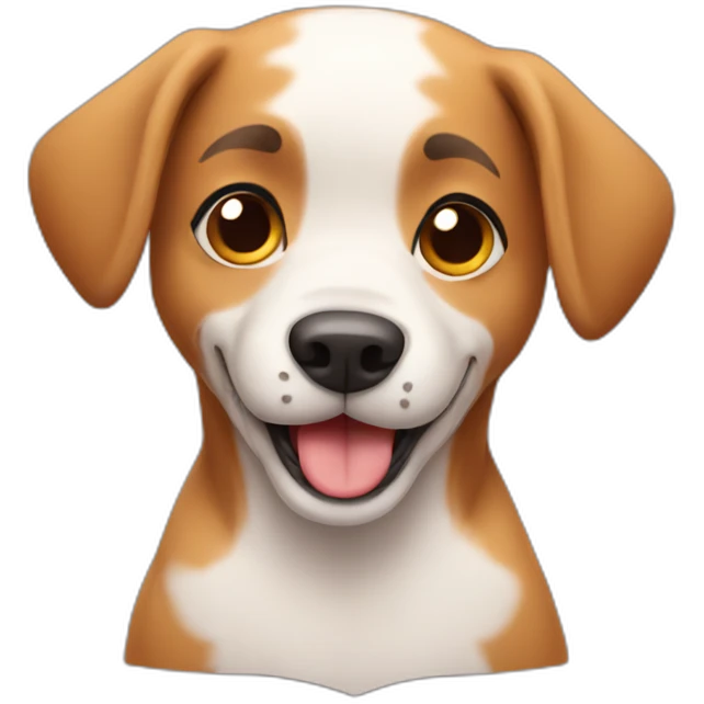Dog smail cute emoji