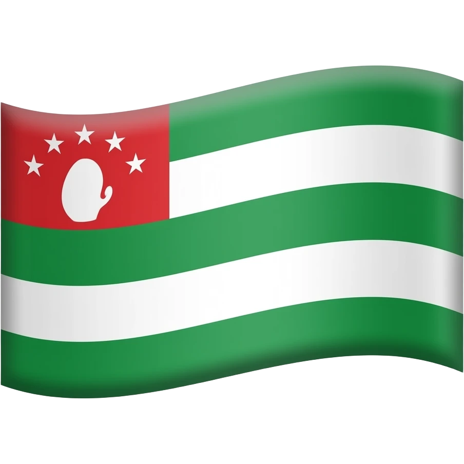 Generate a flag of abkhazia emoji