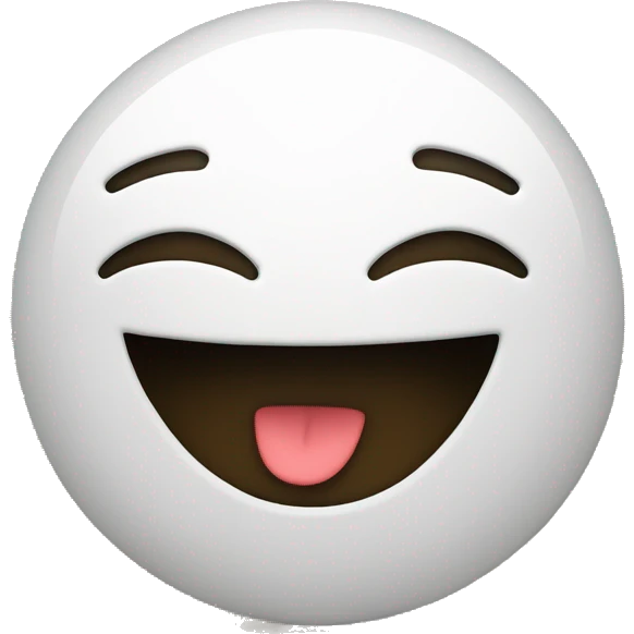 show only a smiley face with the expression exited during a cdemic learning course emoji