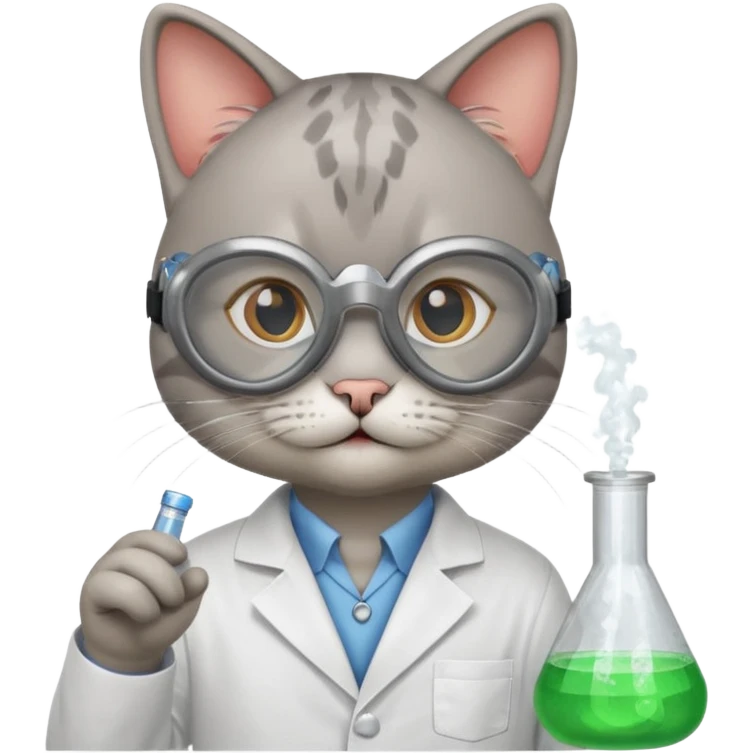 Chemist cat emoji