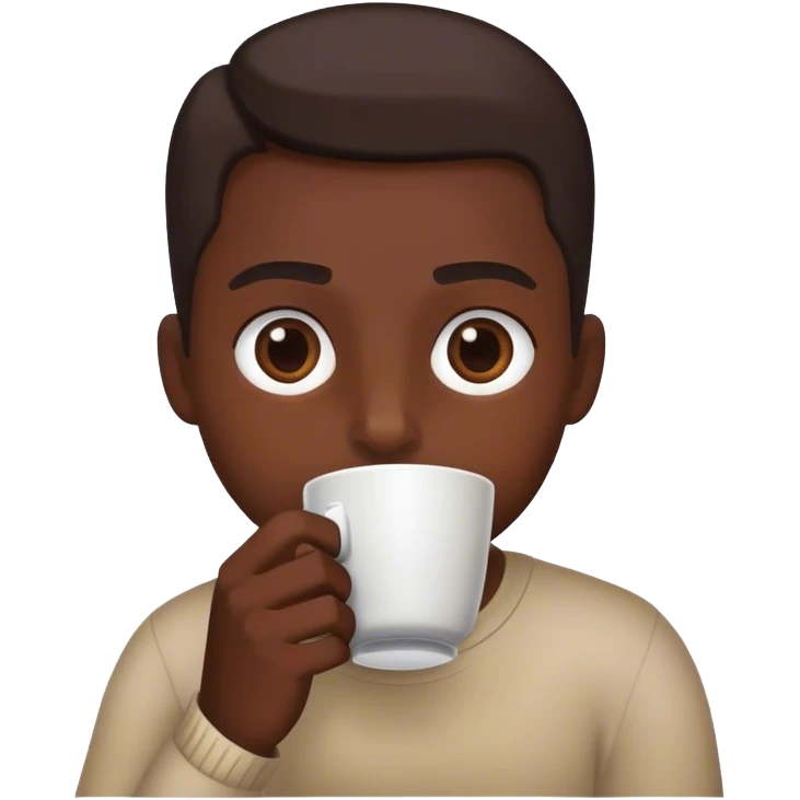 Crackhead drinking coffee emoji
