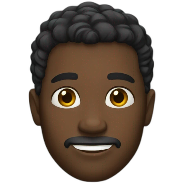 Black man emoji