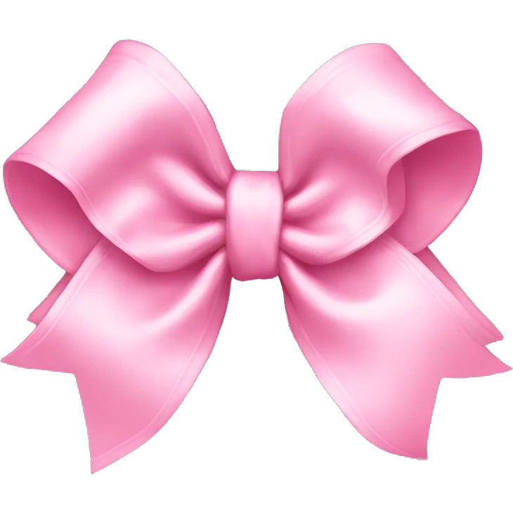 baby pink bow emoji