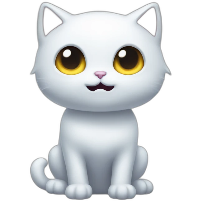 Ghost kitty emoji