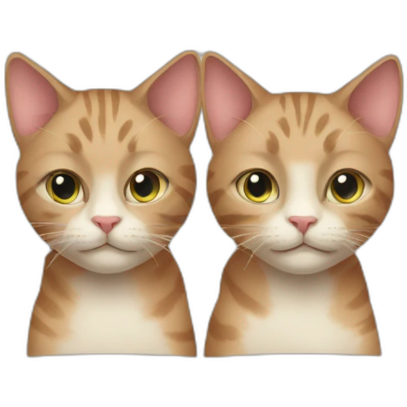 couple of cats emoji