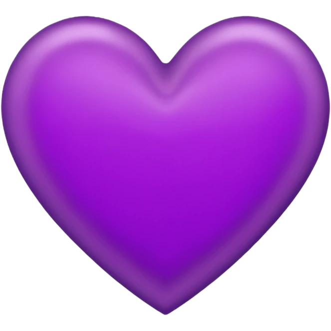 heart with a velvet purple border emoji