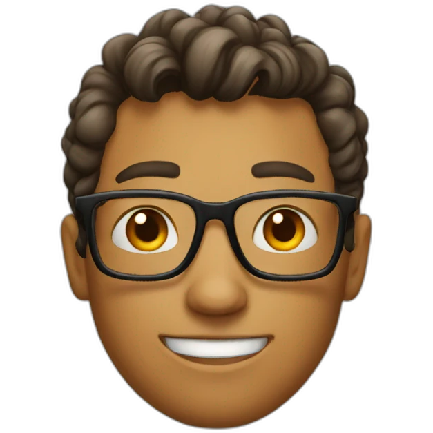 nerd guy emoji