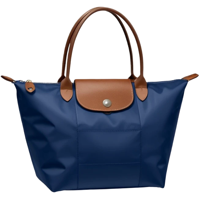 Navy longchamp bag emoji